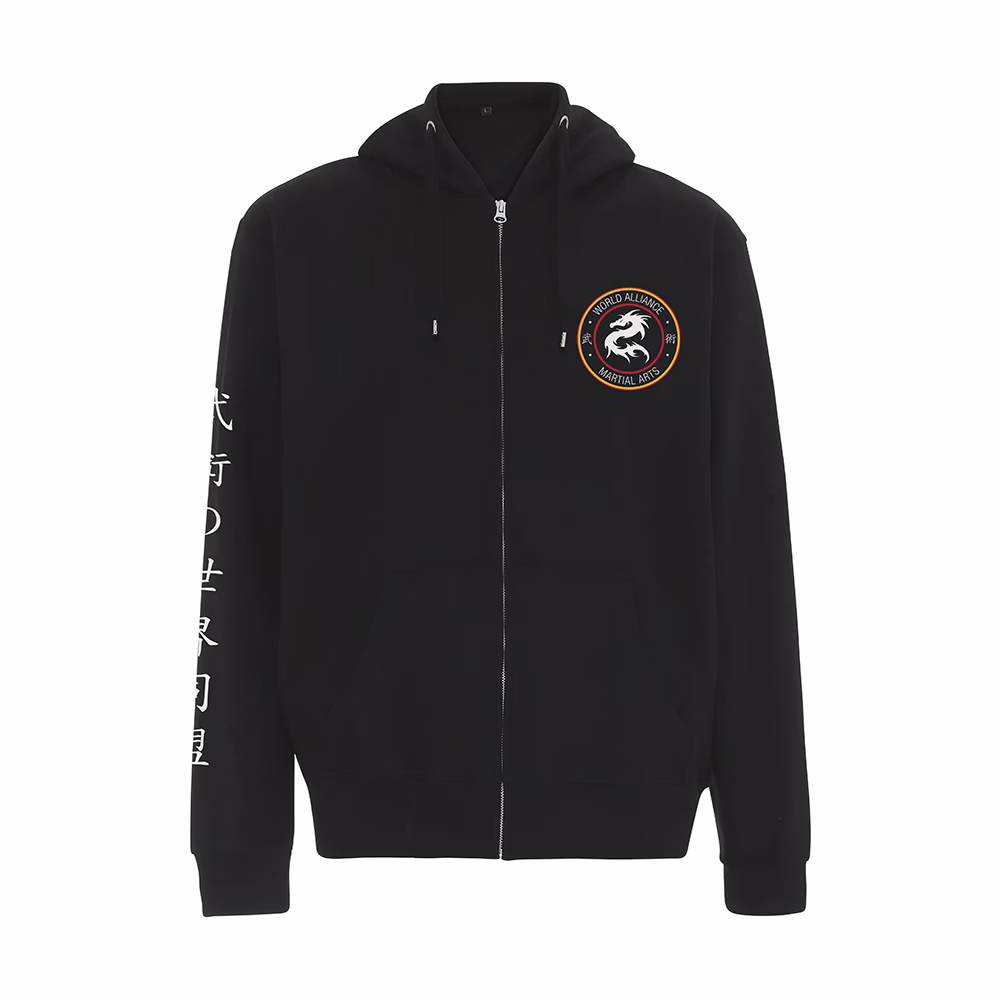 WAMA Hoodies – Zip With 3 Print